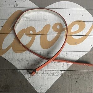 Target Brand Orange Studded Thin Belt